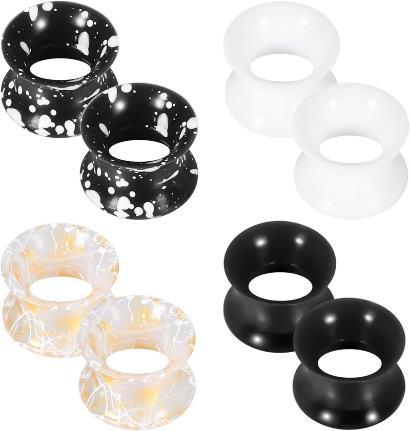 Xpircn Store 4mm-25mm Silicone Ear Gauges Flexible Ear Tunnels Plugs Stretchers Expander Double Flared Flesh Ear Piercing Jewelry for Women Men - Image 1